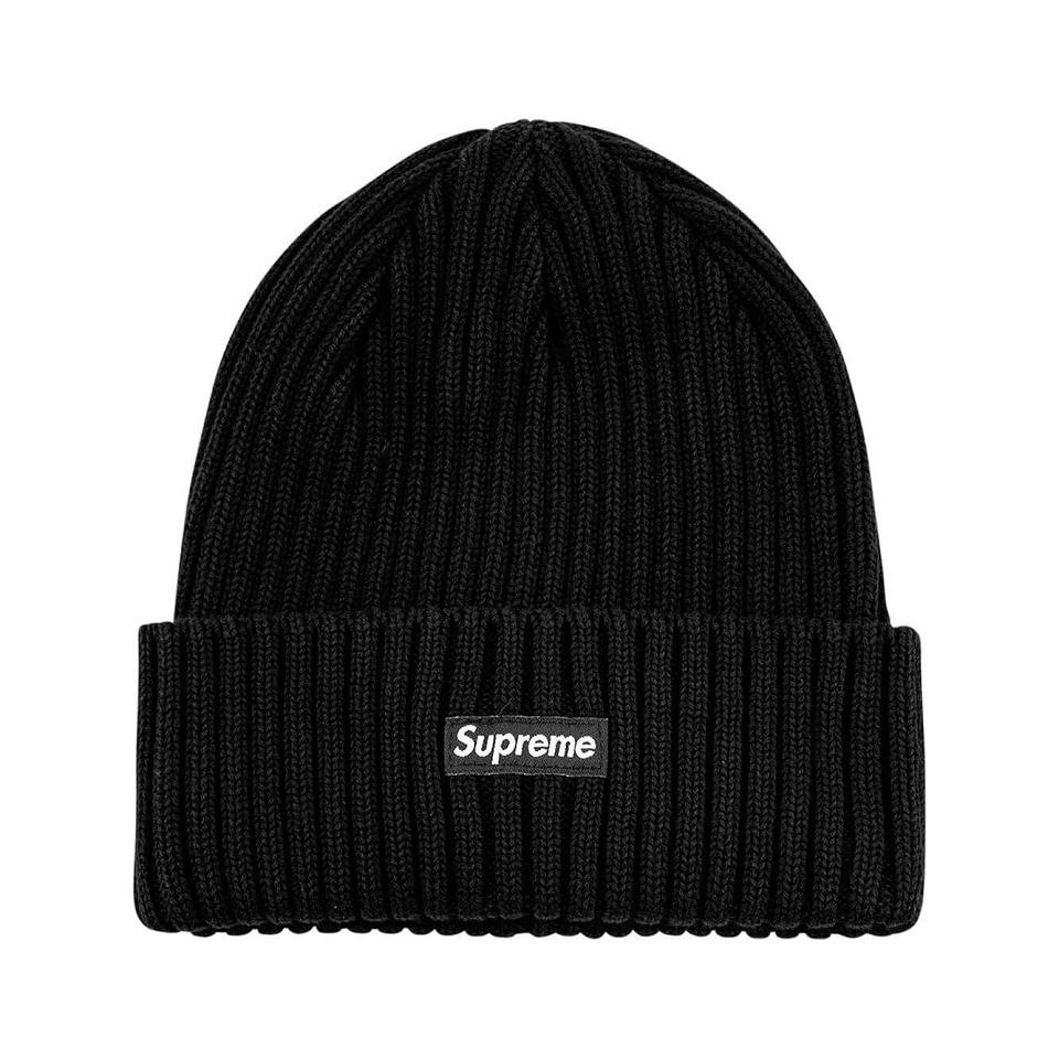 Black Supreme Overdyed Logo Beanie Hats | Supreme 523JJ